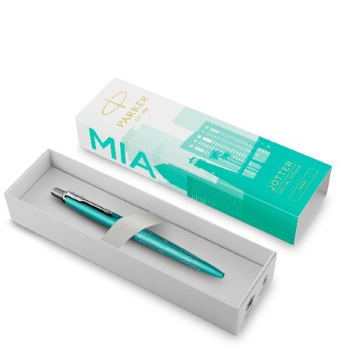 Penna a sfera M Jotter Global Icon Miami turchese CT Parker